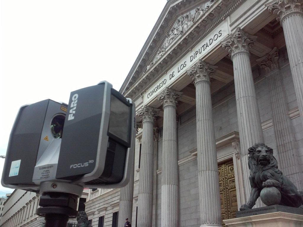 Escaneado 3D de palacio de Congresos