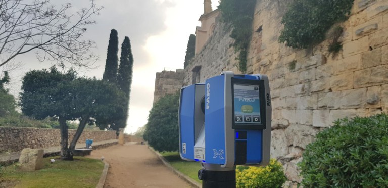 Escaneado 3D de la Muralla de Tarragona