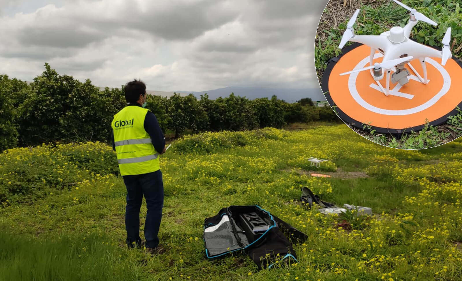 Vuelo con dron para cartografía